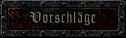 Vorschläge